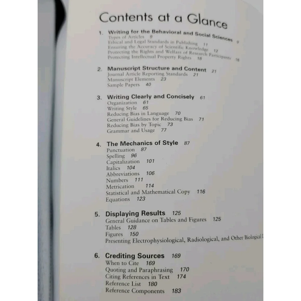 Publication Manual for the American Psychological‎ Association Sixth Edition